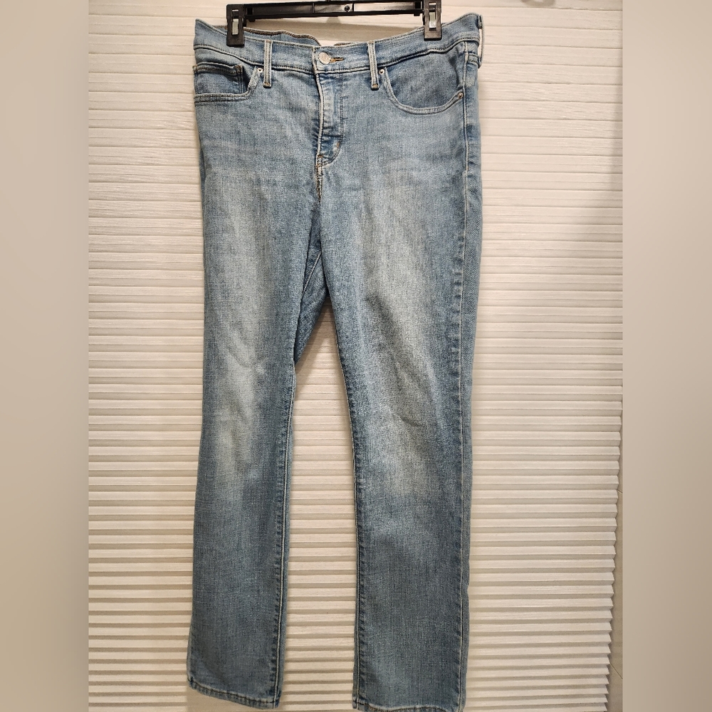 Women's Levi Light Blue 312 Shaping Slim Jeans